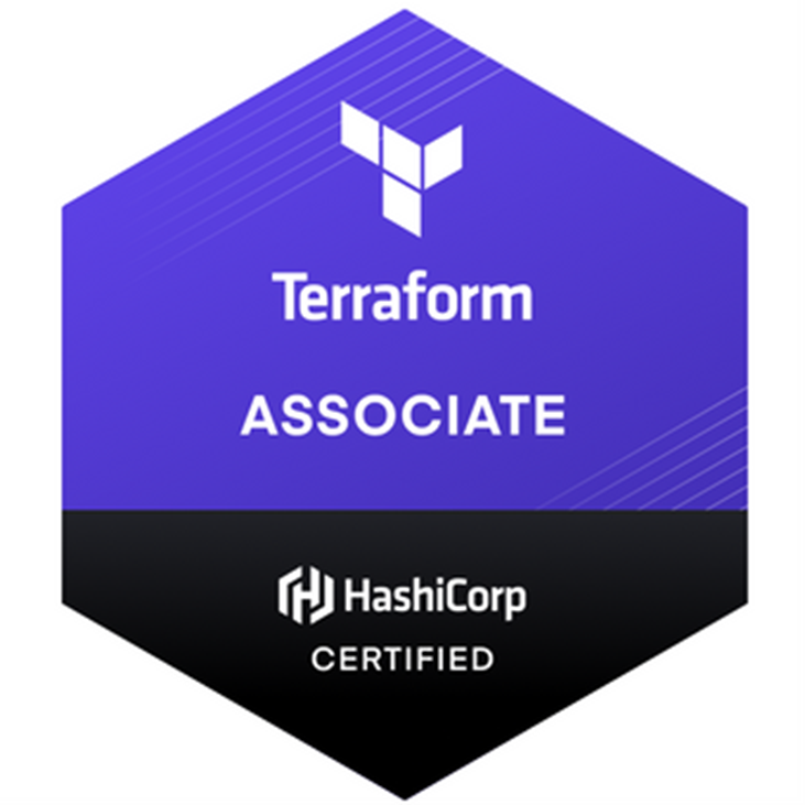 Hashicorp Certified Terraform Associate.