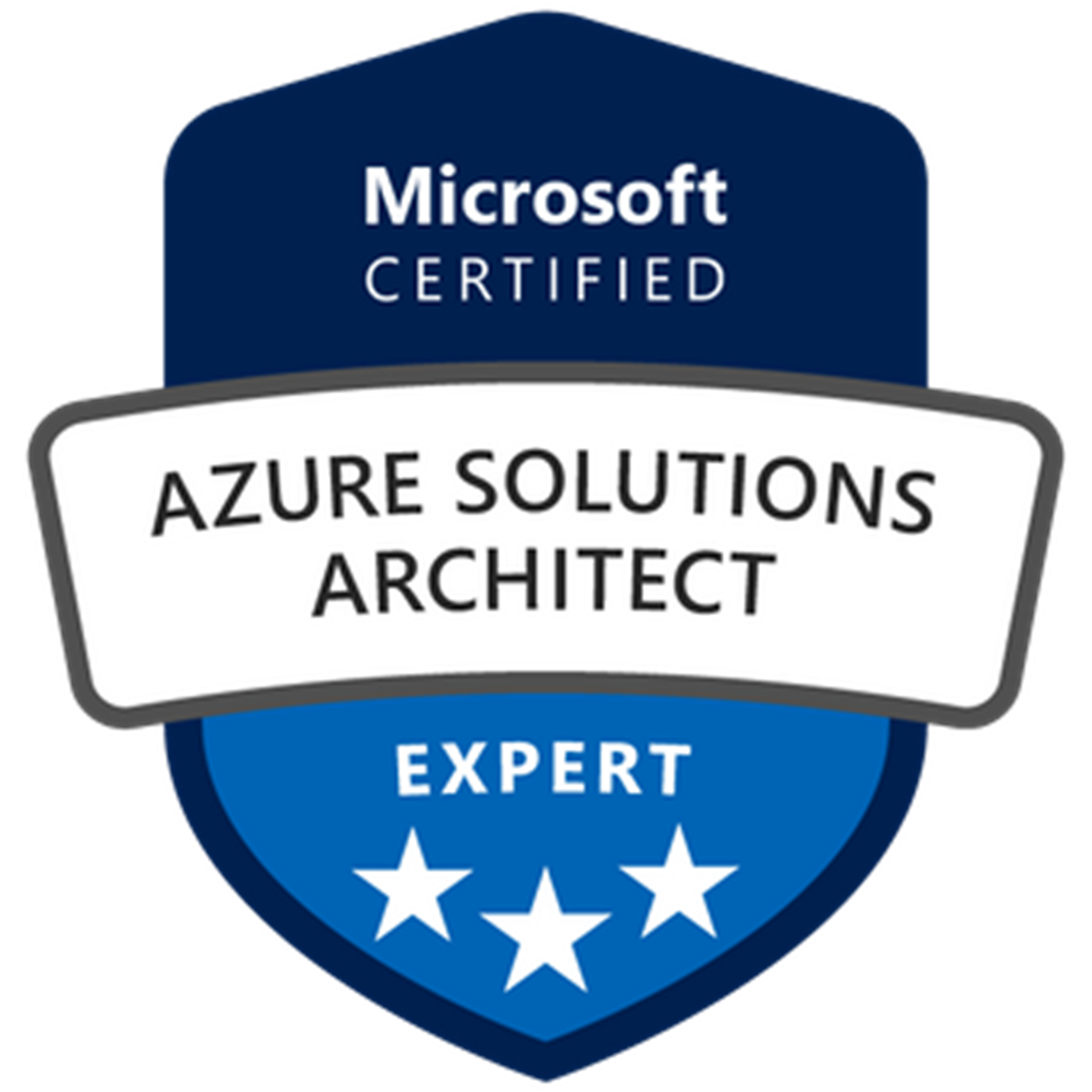 Microsoft Certified - Azure Solutions Architect Professional.